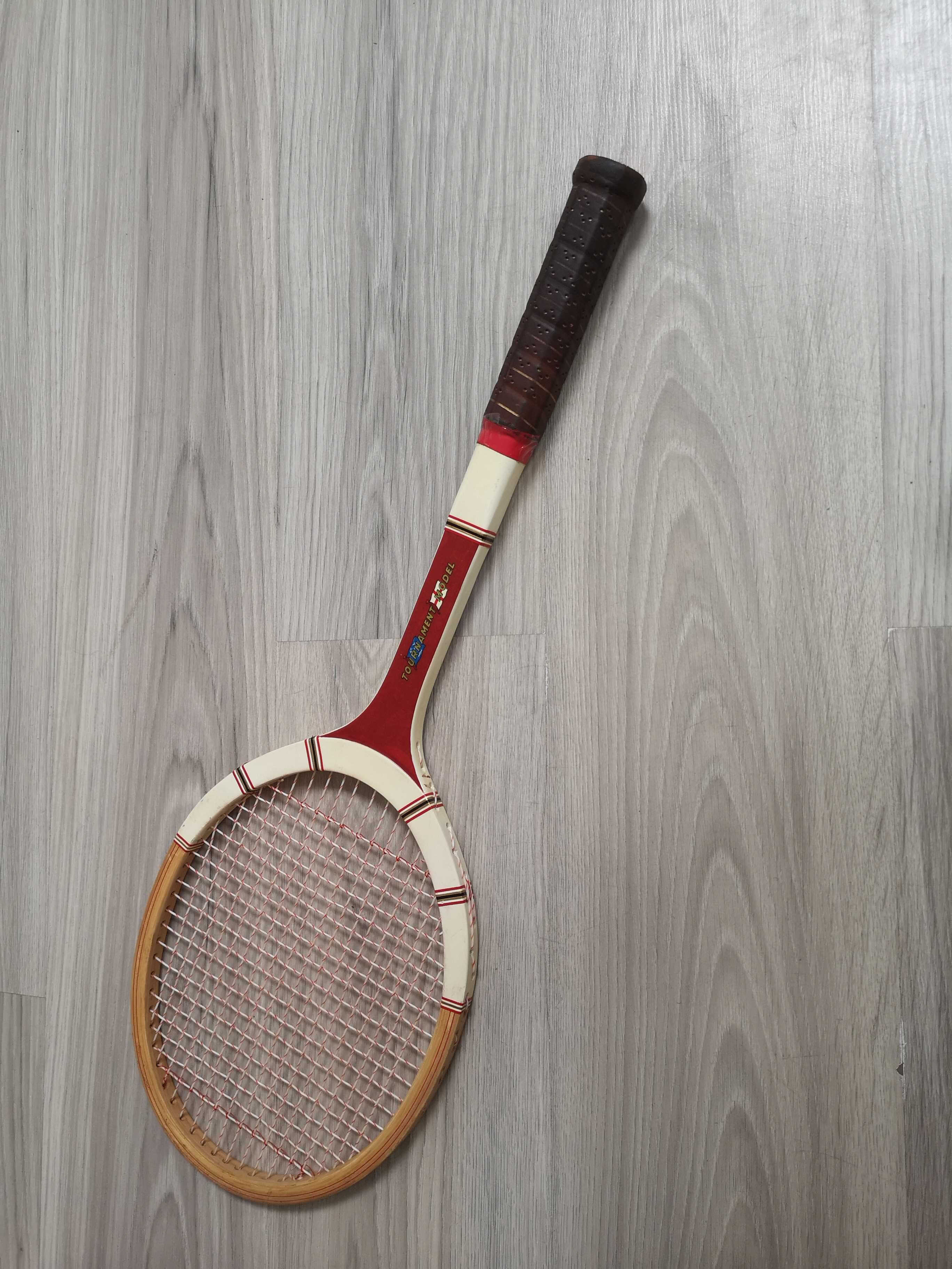 rakieta do tenisa Super MATCH vintage retro drewniana