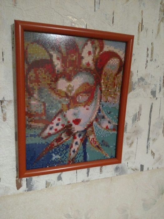 Картина в технике алмазная вышивка
