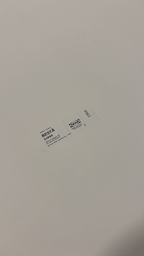 Tampo de vidro Ikea 120x40