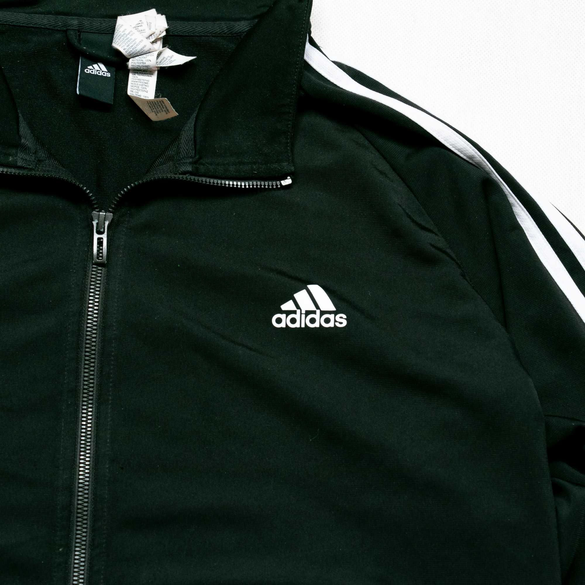 Adidas bluza dresowa z paskami XL/XXL oversize