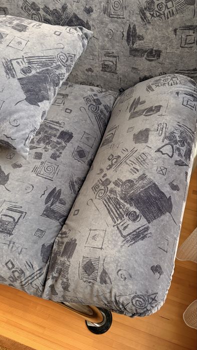 Диван велюровий розкладний