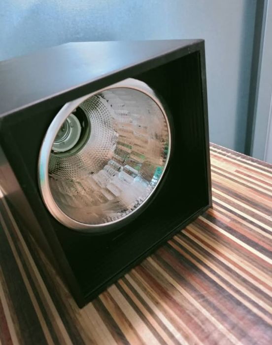 Lampa sufitowa nadtynkowa Poliż Jupiter 20W E27 czarna 15.5cm