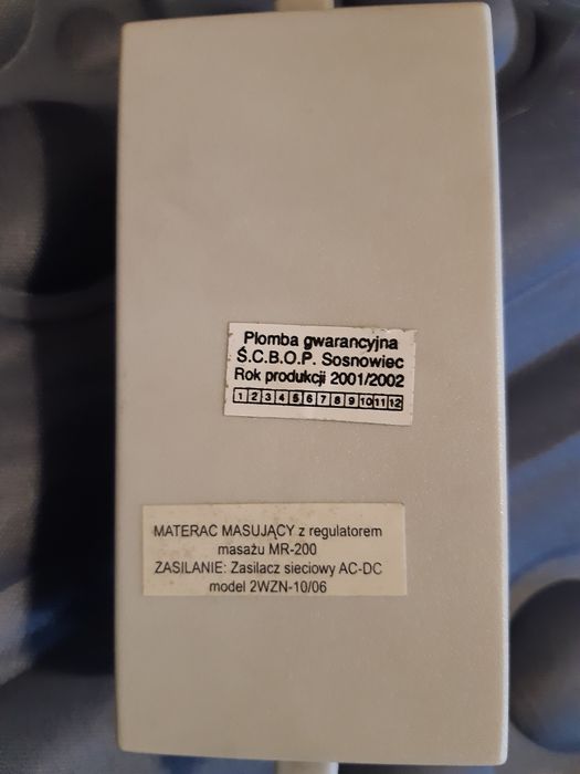 Sprzedam materac masujący na fotel