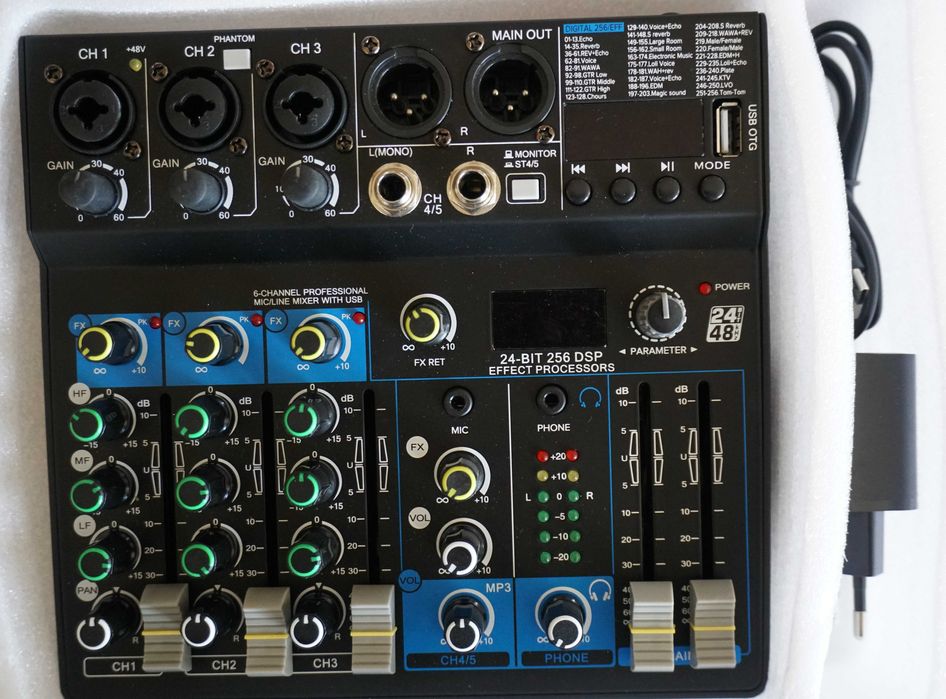 mikser mini audio