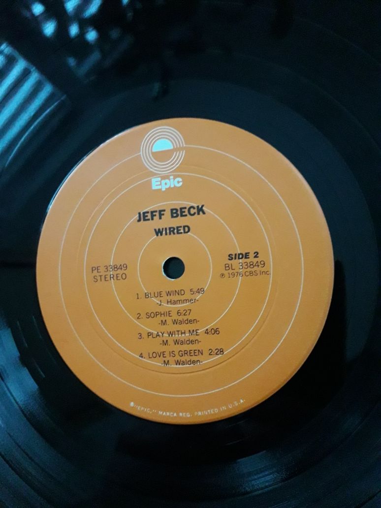JEFF BECK- Wired. 1976. CBS Inc.1976. kolekcjonerskie.