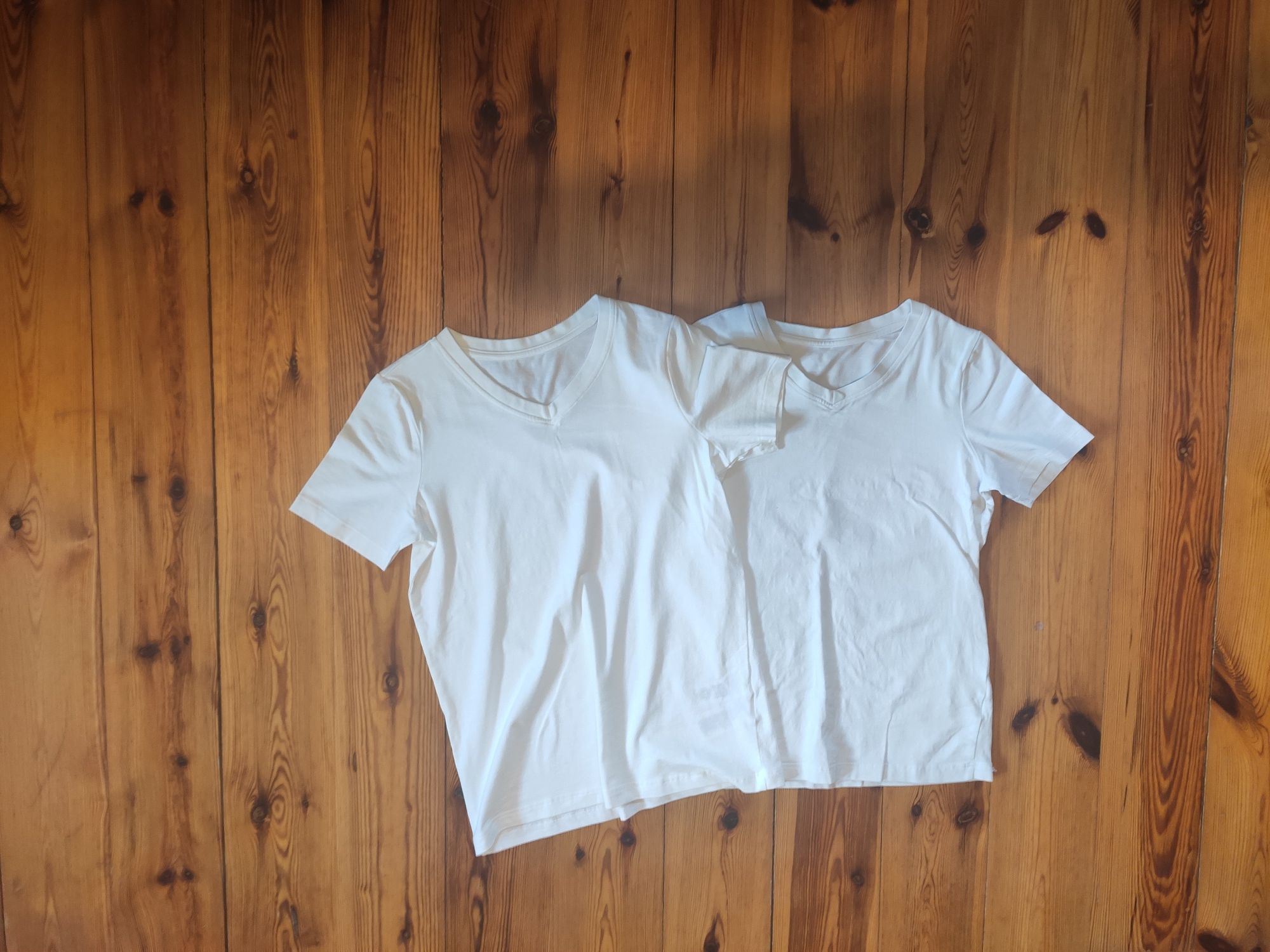 Dwupak t-shirtów Tchibo 146/152 biała koszulka wf