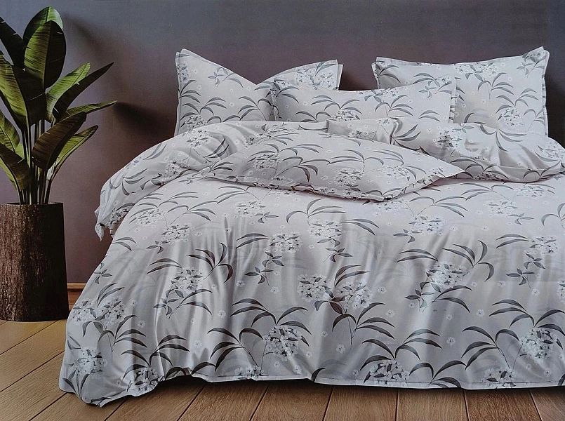 Pościel 160x200 komplet 3 części bawełna satynowa DALWIN poszewki 70x8