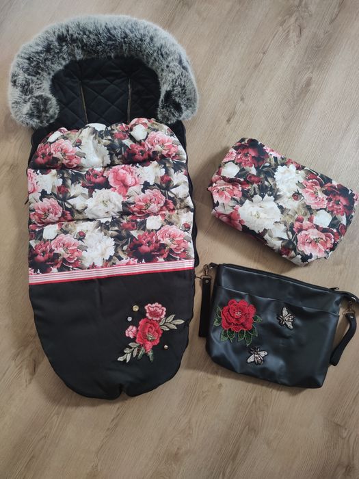 Śpiworek zimowy do wózka spacerówki muffka torba Cybex