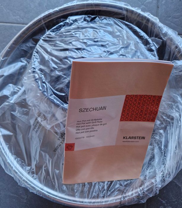 Fondue, tradycyjny grill elektryczny Klarstein Szechuan czarny 1350 W