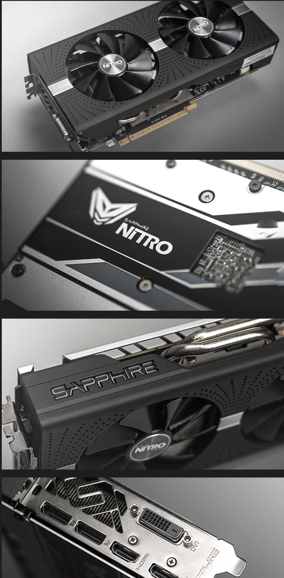 Відеокарта Sapphire Nitro Rx580 8Gb.