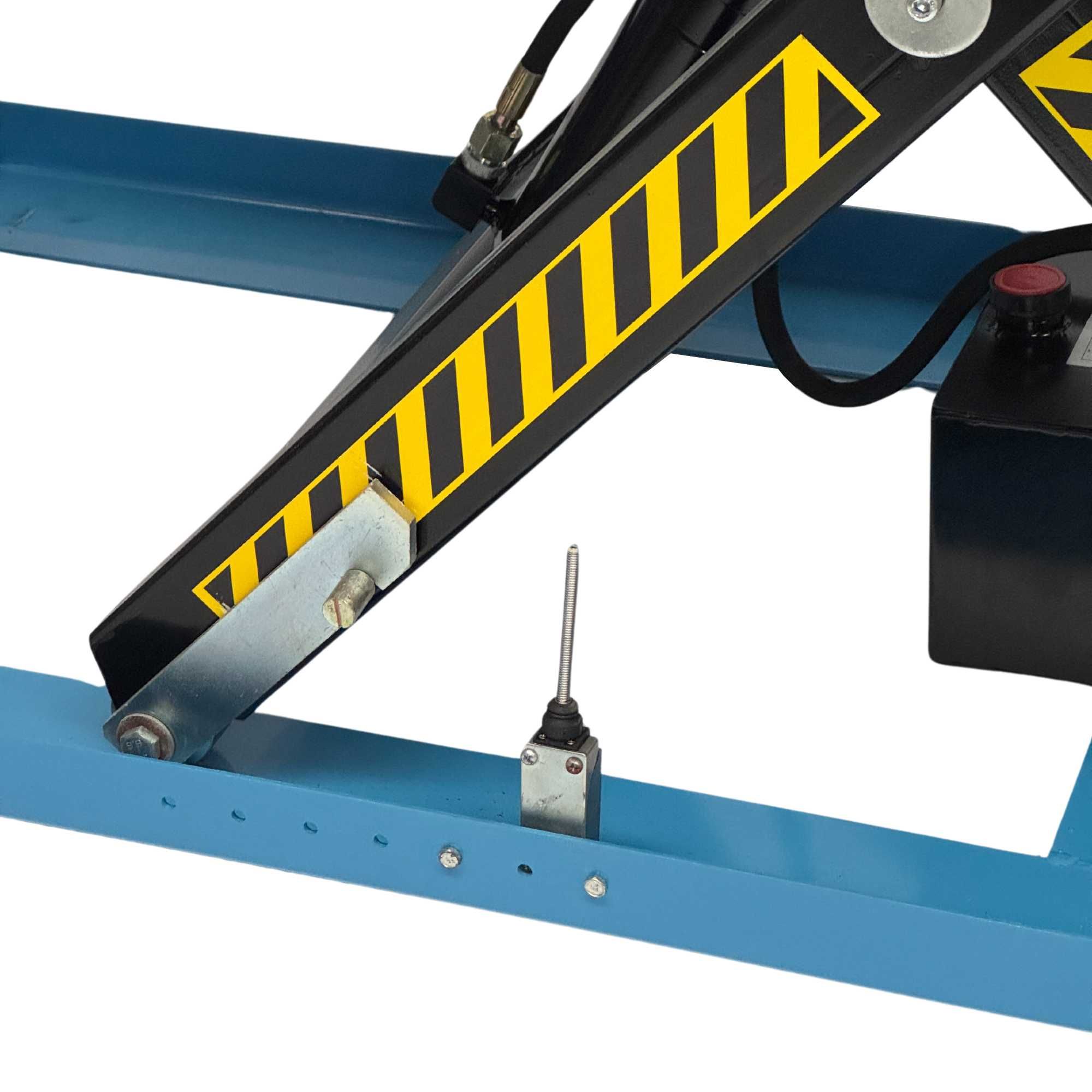 Stół hydrauliczny podnośnik nożycowy z kółkami 1000 kg 1300 x 820 mm