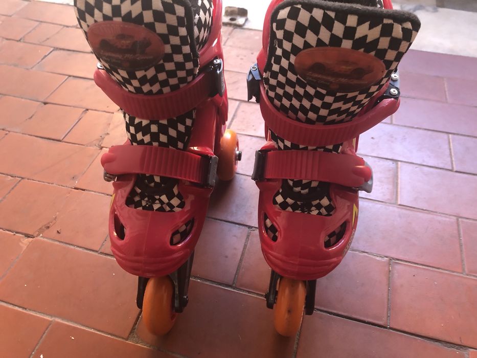 Patins crianca nunca usados