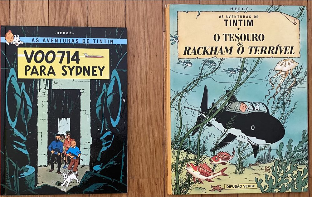 10 Livros das “Aventuras de Tim Tim”