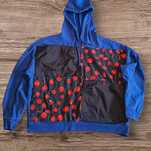 Hoodie flowers DIY Custom vintage retro oldschool handmade