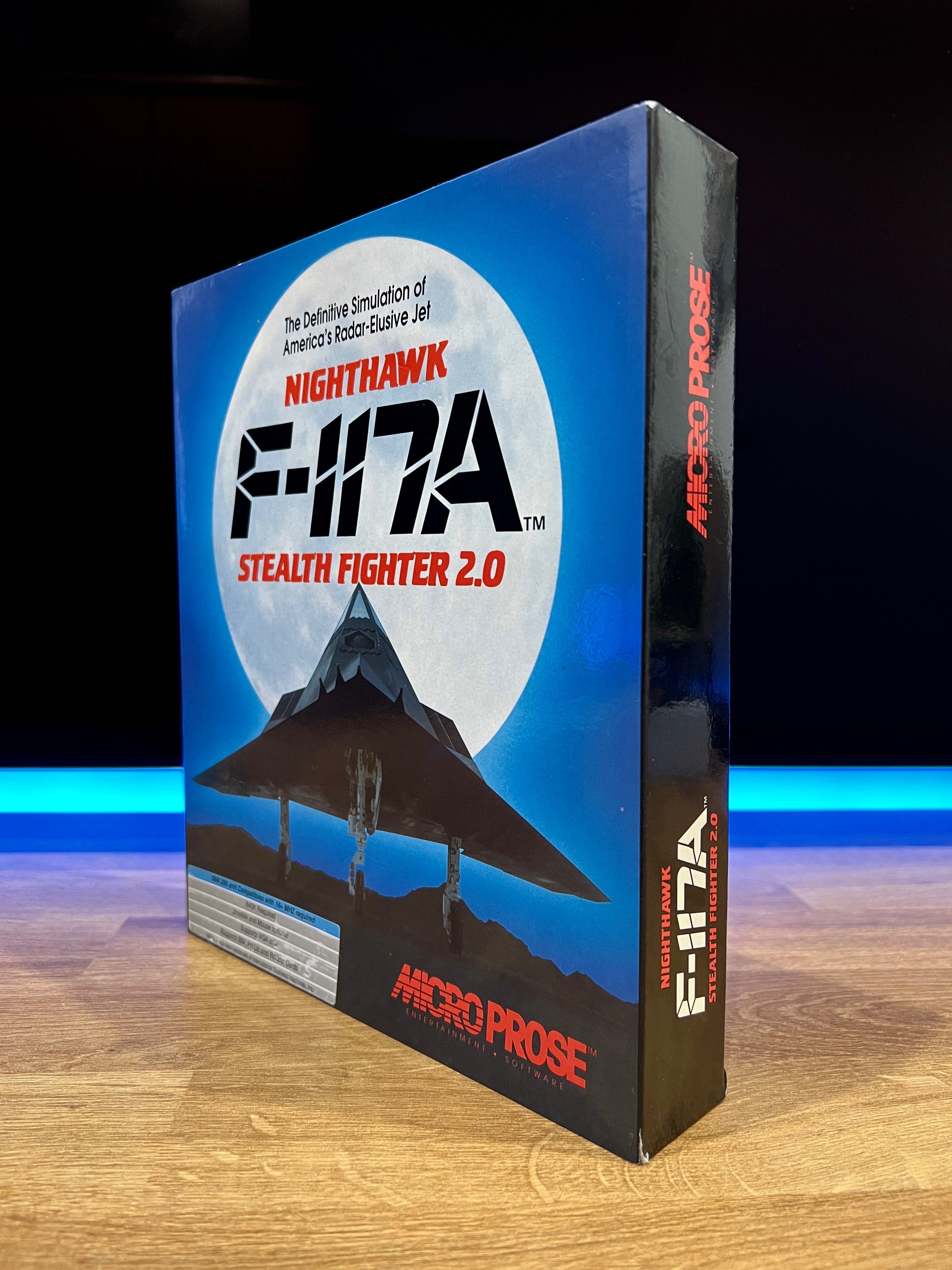 F-117A Nighthawk Stealth Fighter 2.0 (PC PL 1990) BIG BOX polskie wyd