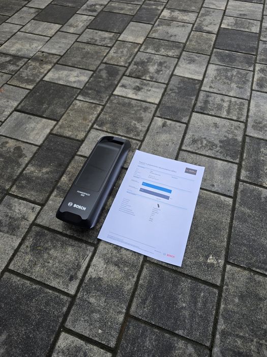 Bateria Akumulator BOSCH POWERPACK 400Wh na rame 9 cykli 99% sprawno