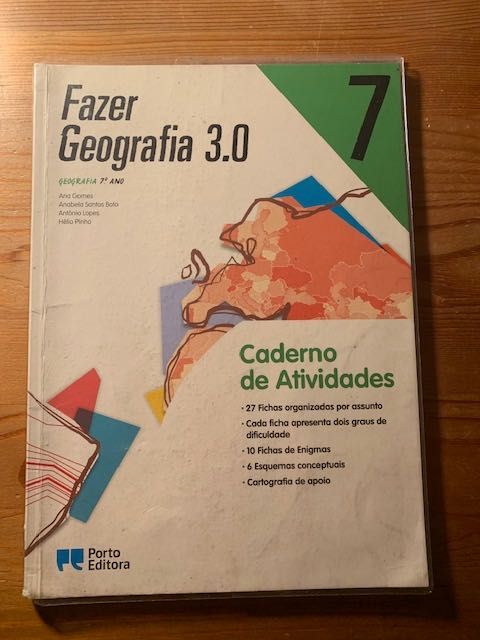 Caderno de Atividades Fazer Geografia 3.0, 7 ano, NOVO