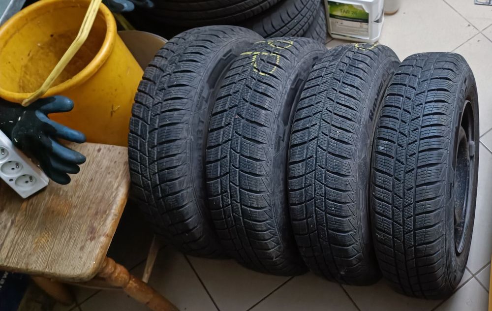 Koła zimowe fiat panda opony Barum Polaris 5 155/80 R13 - po 1 sezonie