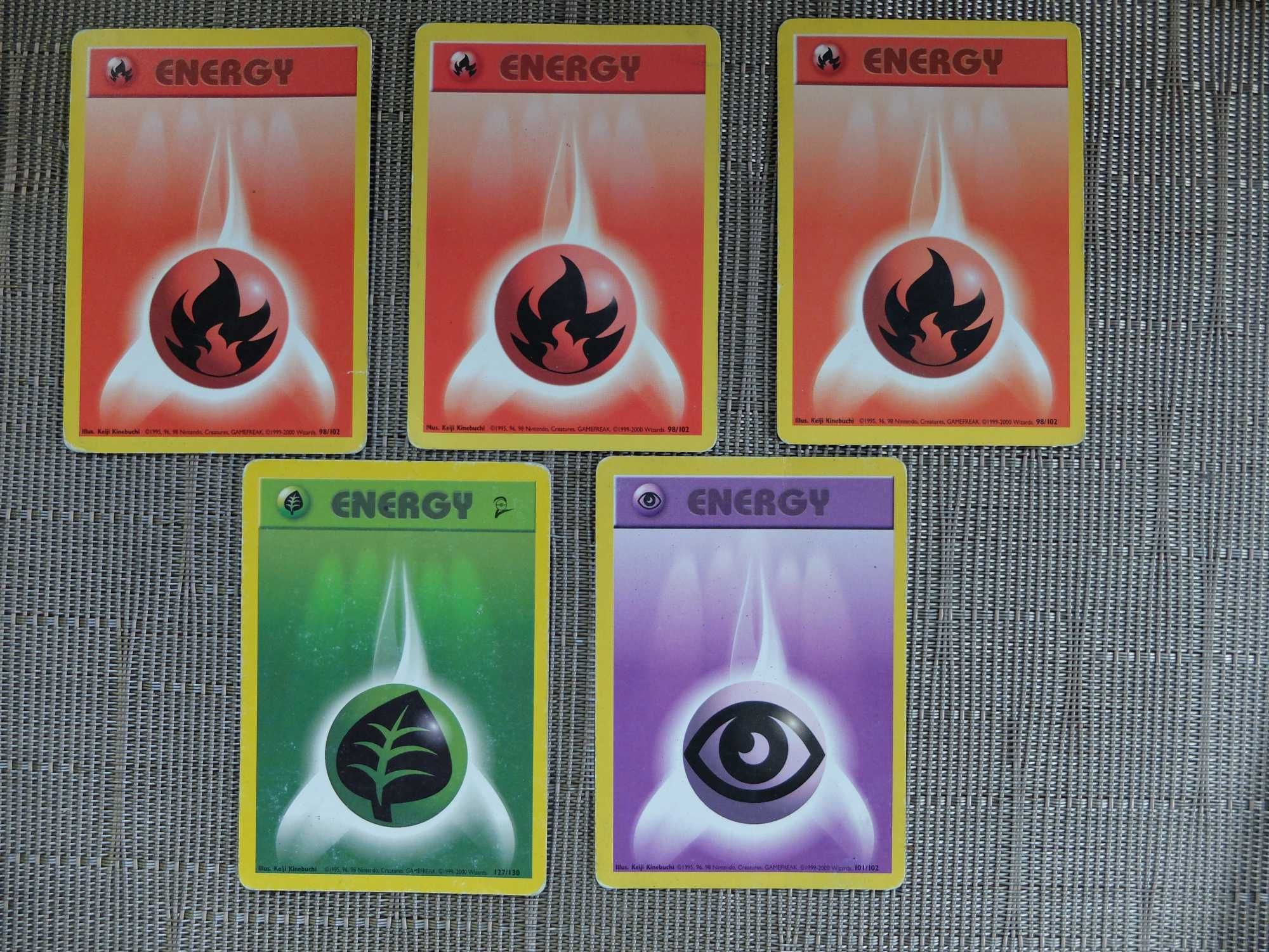 zestaw kart Pokemon Energy