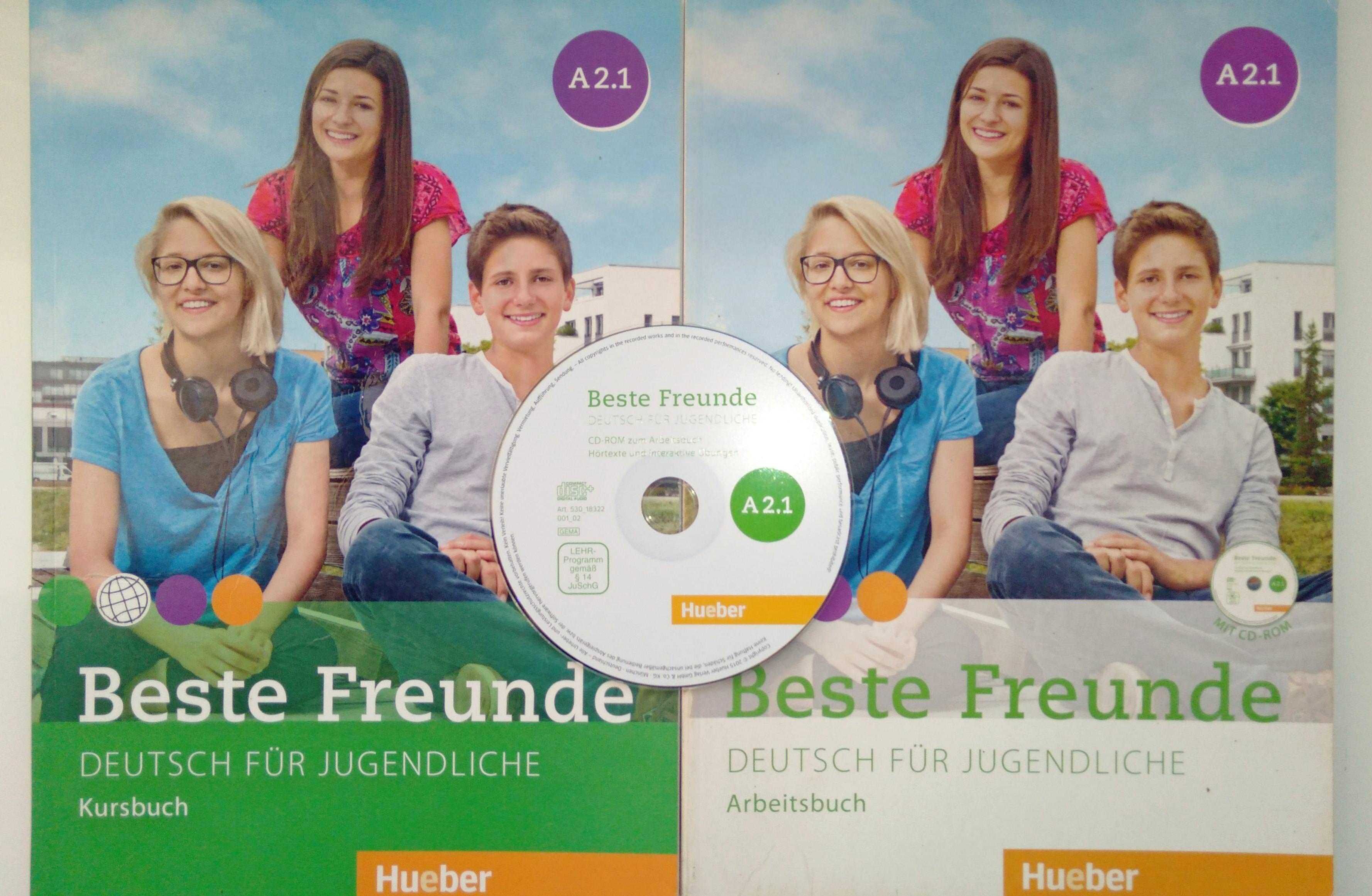 Beste Freunde A2.1 комплект підручник зошит диск Kursbuch Arbeitsbuch