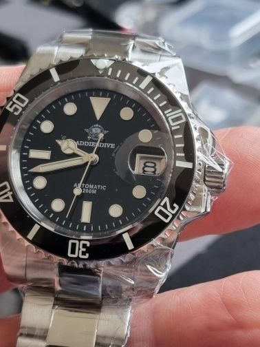 Addiesdive submariner 20 bar механіка з автопідзаводом на Seico nh35