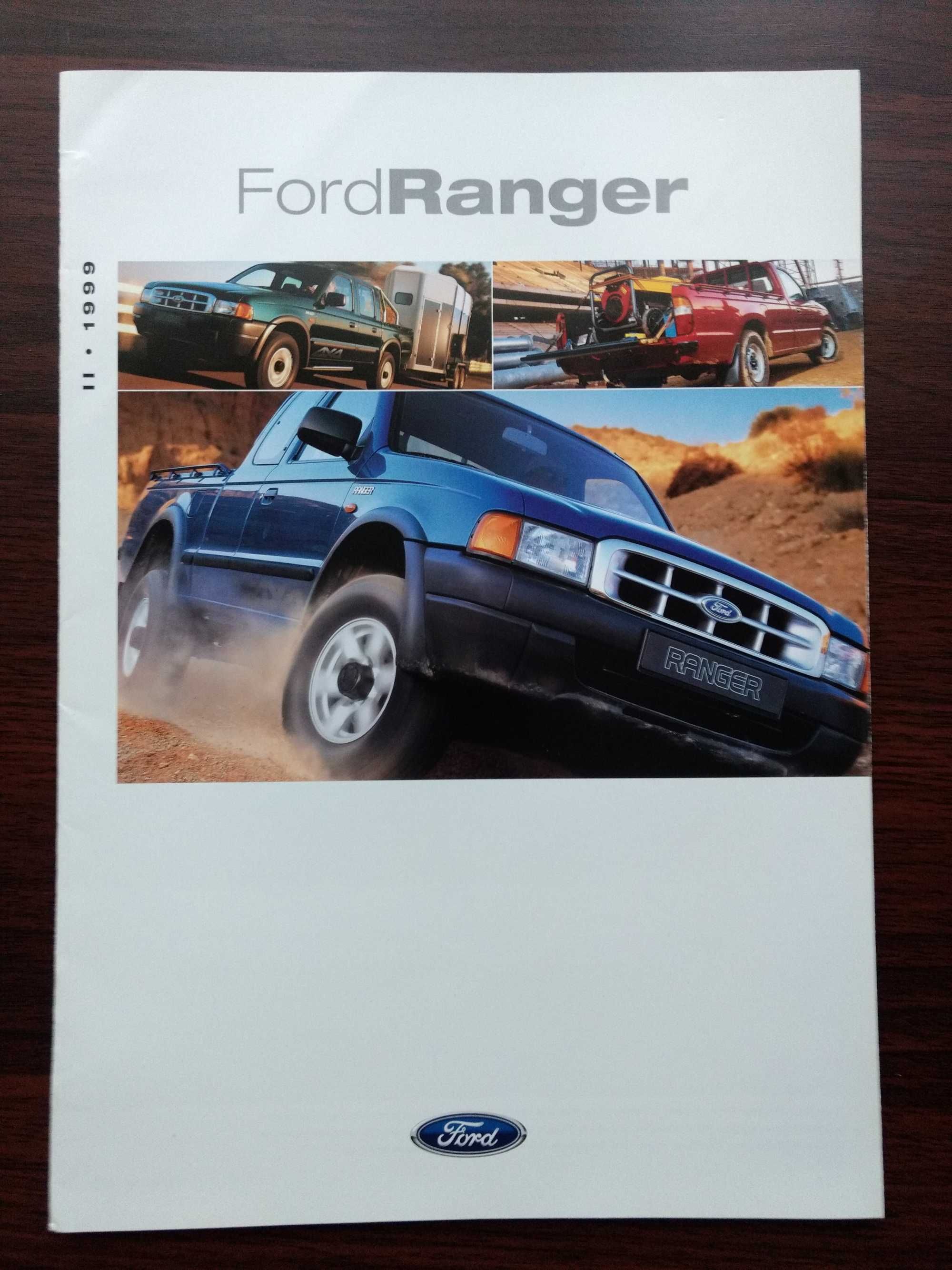 Prospekt katalog Ford Ranger III 1999r., język niemiecki