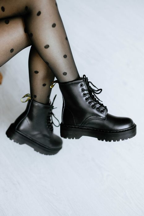 Черевики зимові жіночі Dr.Martens Jadon Mono Black | (23.5см)