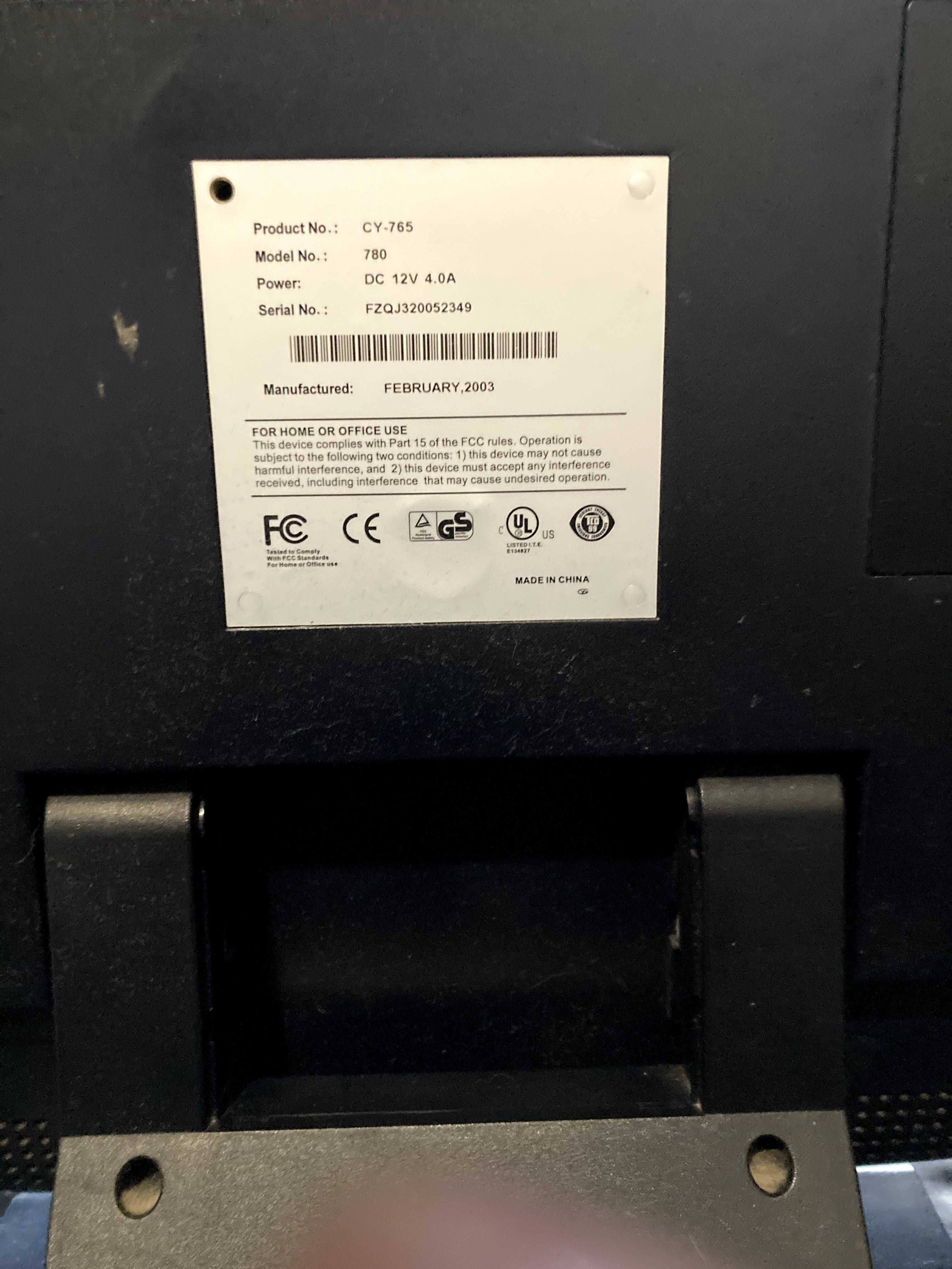 Monitor Mag Innovision Modelo 780