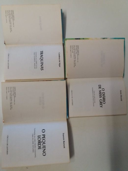 3 Livros juvenis do círculo dos leitores