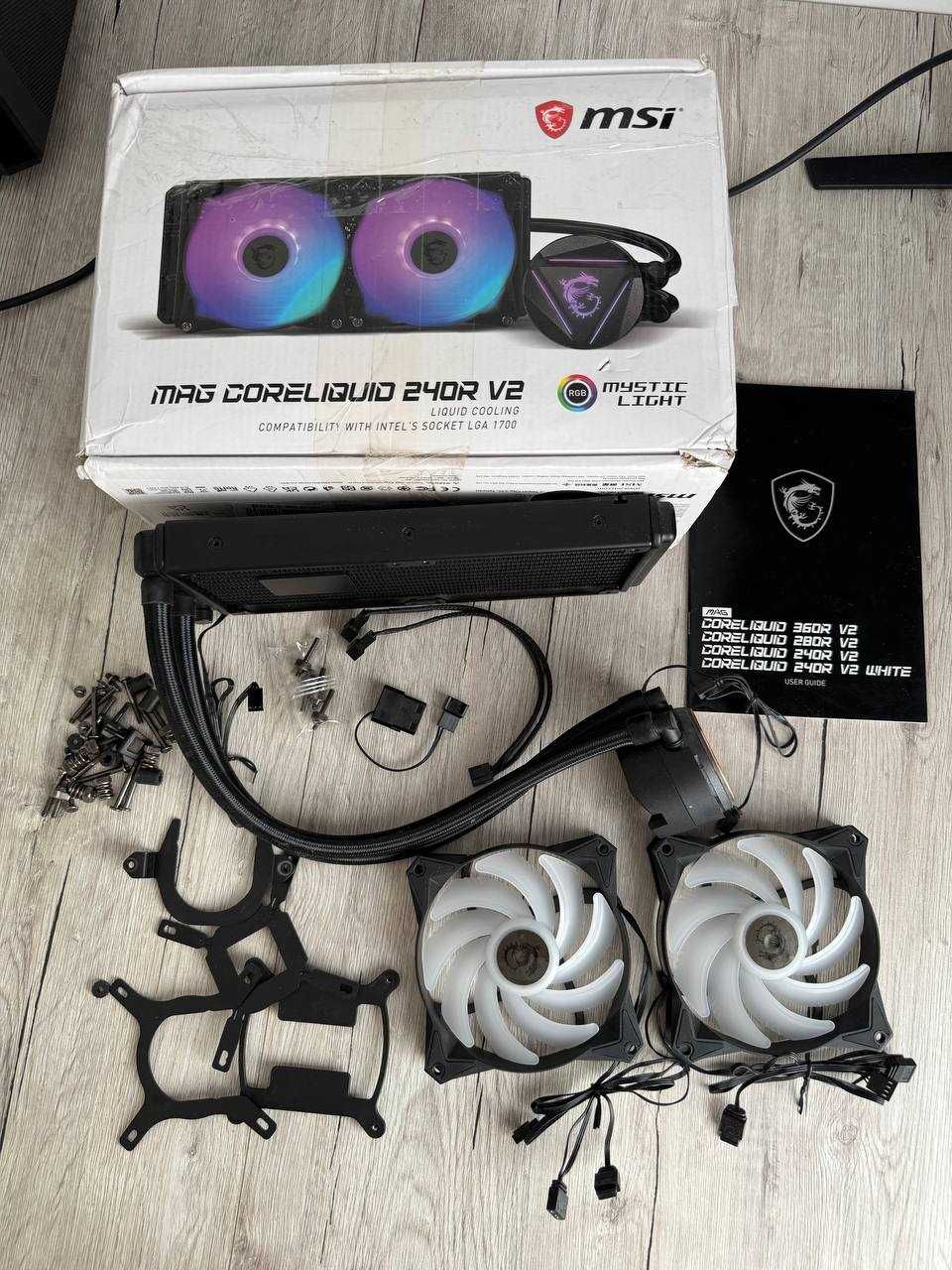 Водяне охолодження MSI MAG CORELIQUID 240R V2 AIO (306-7ZW1B41-813)