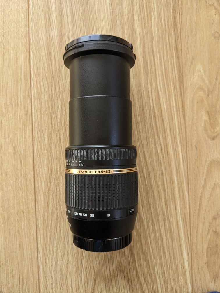 Obiektyw Tamron 18-270mm F/3.5-6.3 Di II VC Canon EF + filtr polaryzac