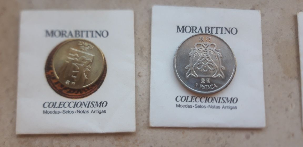 Conjunto Colecção de 5 Moedas de Macau