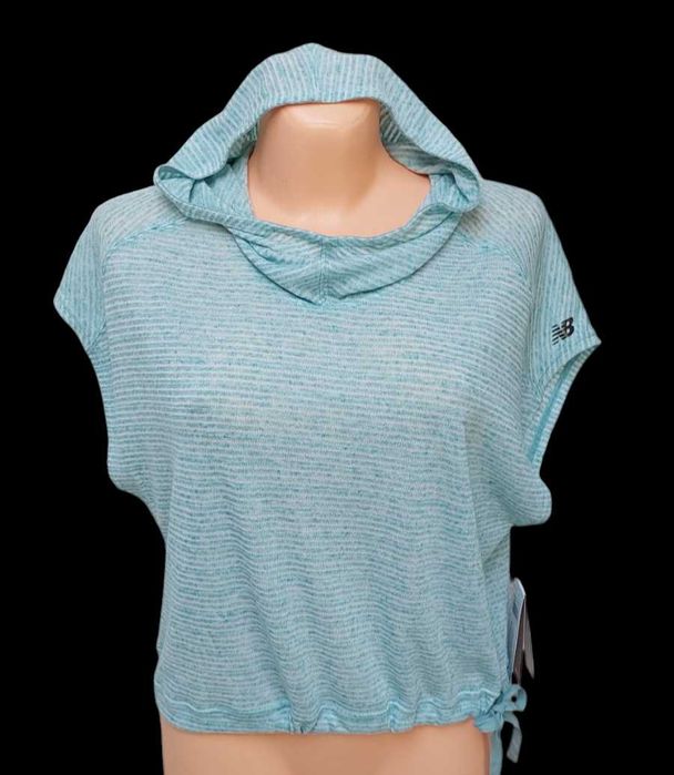 Koszulka z kapturem NEW BALANCE PONCHO RELAXED, R. S/L