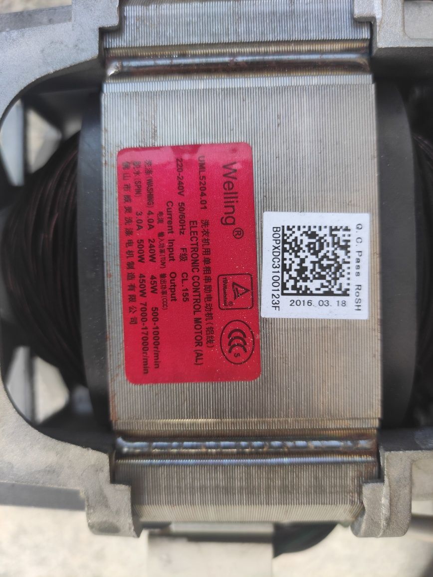 MOTOR WELLING UML 5204.01