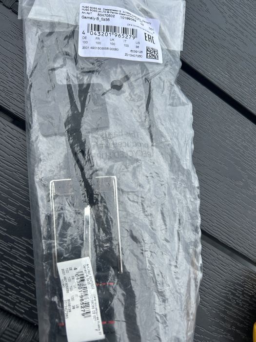 Мужской кожаный ремень Hugo, 38