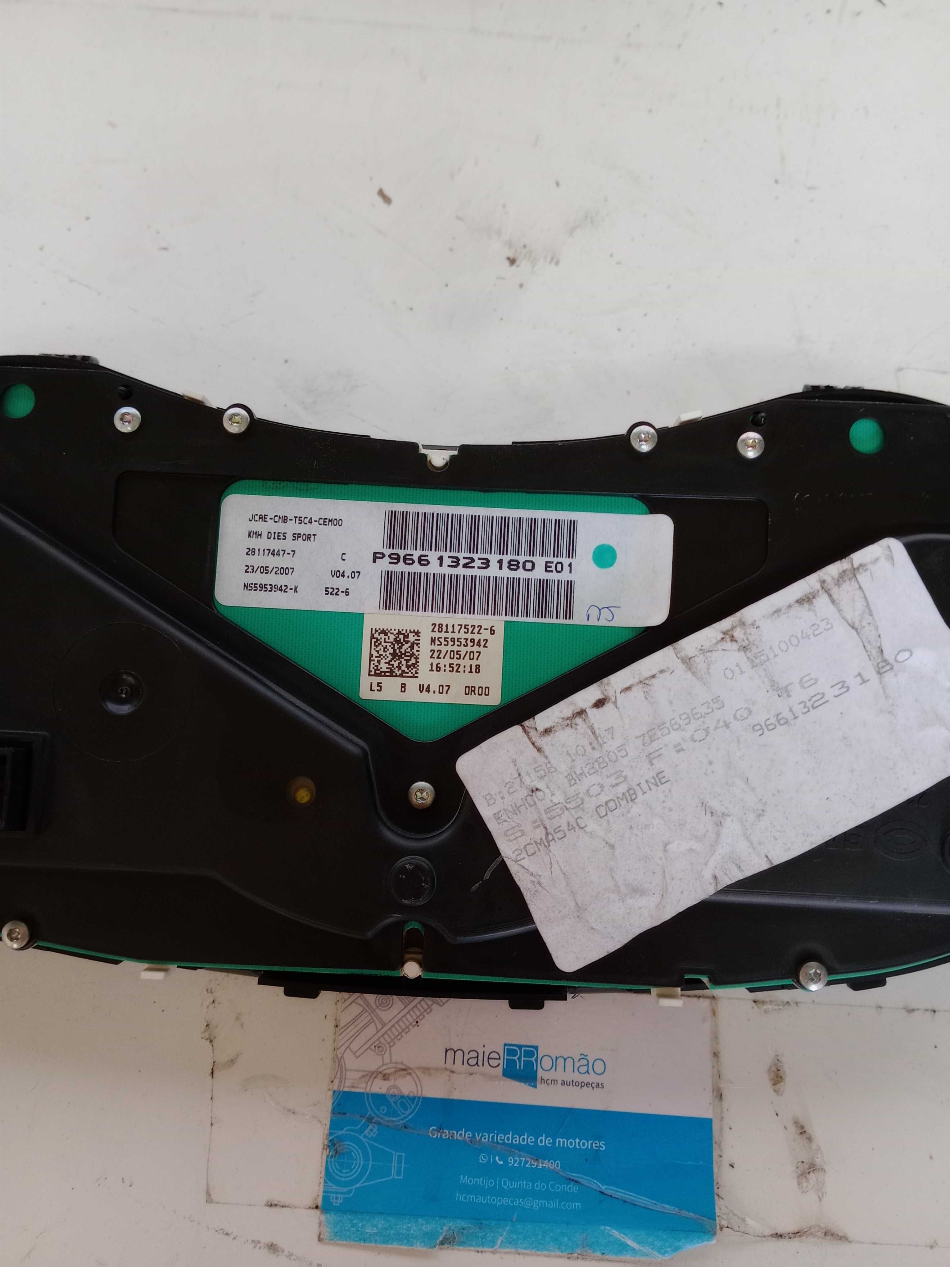quadrante Peugeot 307 Fundo Branco