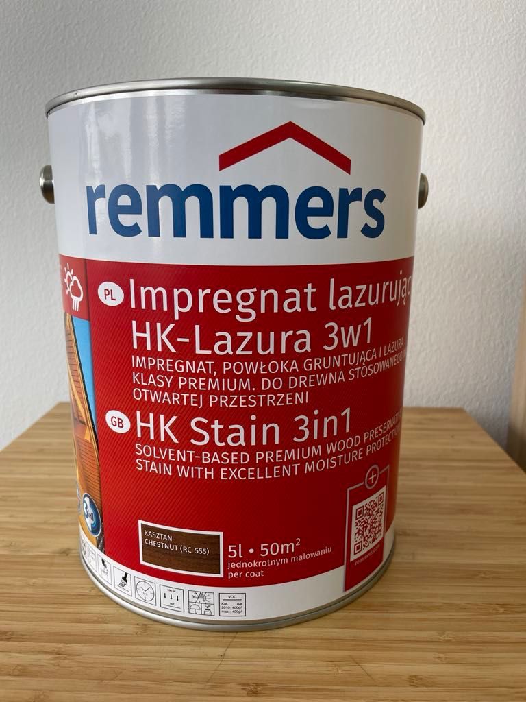 Remmers HK-Lazura impregnat 3w1 5L / różne kolory