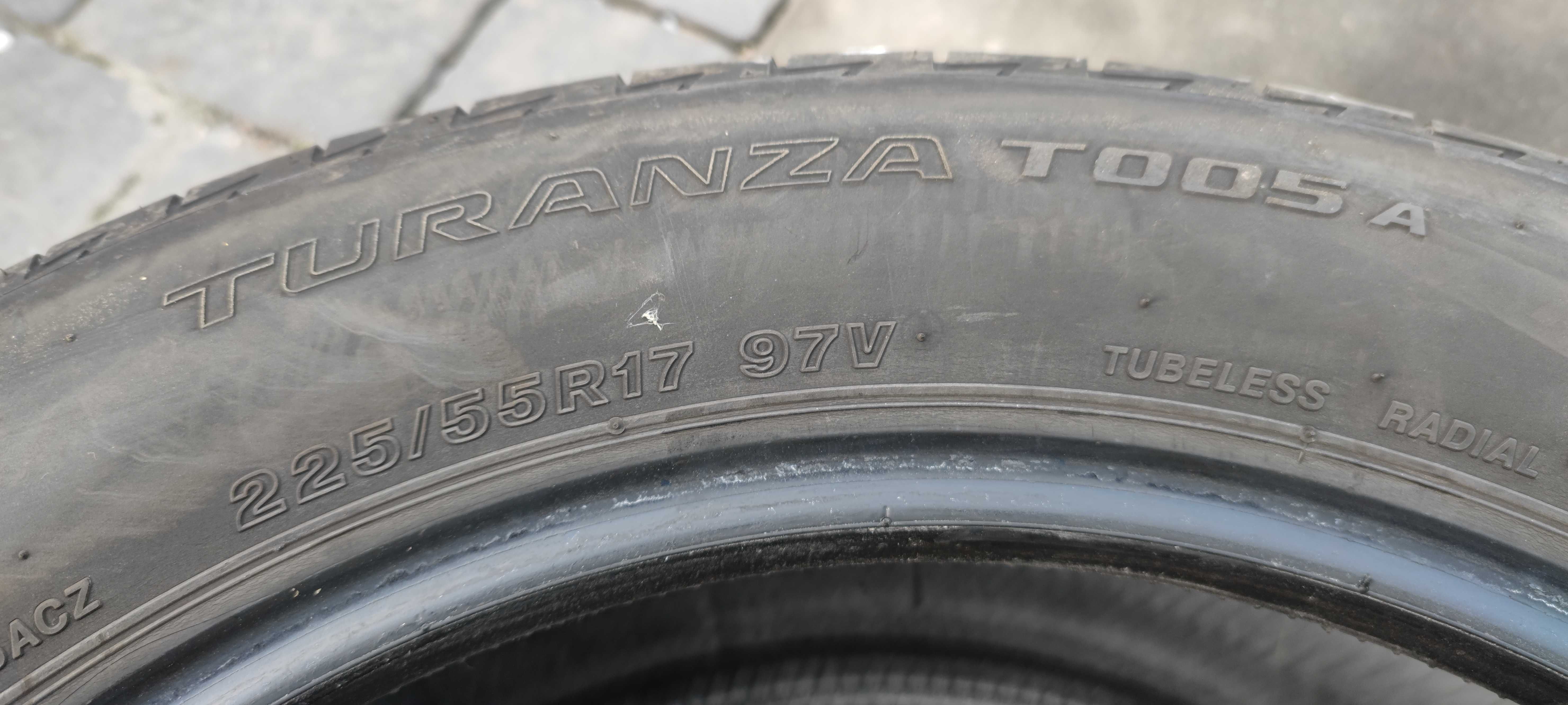 Opony Bridgestone Turanza T005 A 4x225/55R17  97V