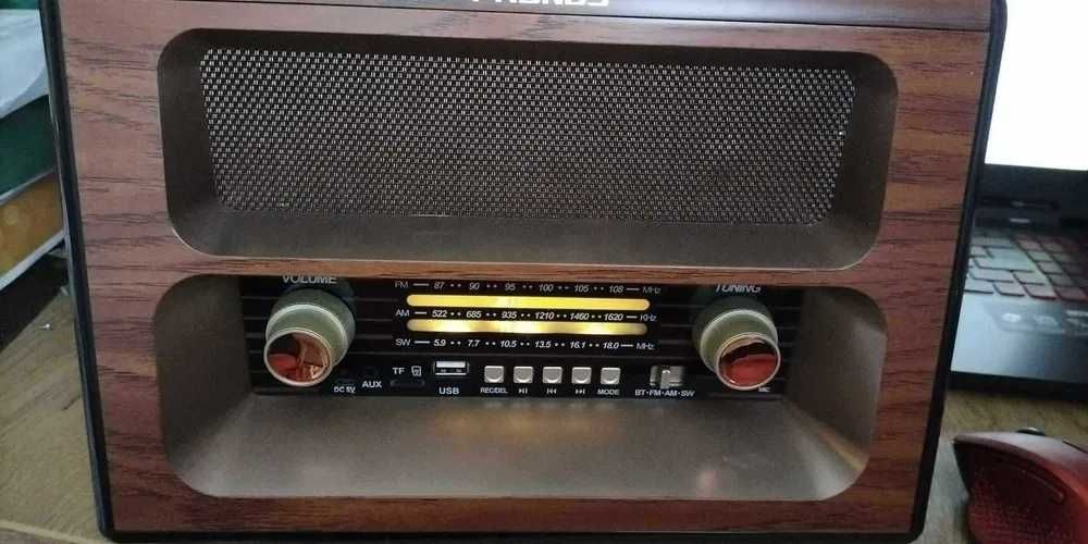 PRUNUS J-199 Retro Radio Bluetooth, AM FM SW nostalgiczne radio