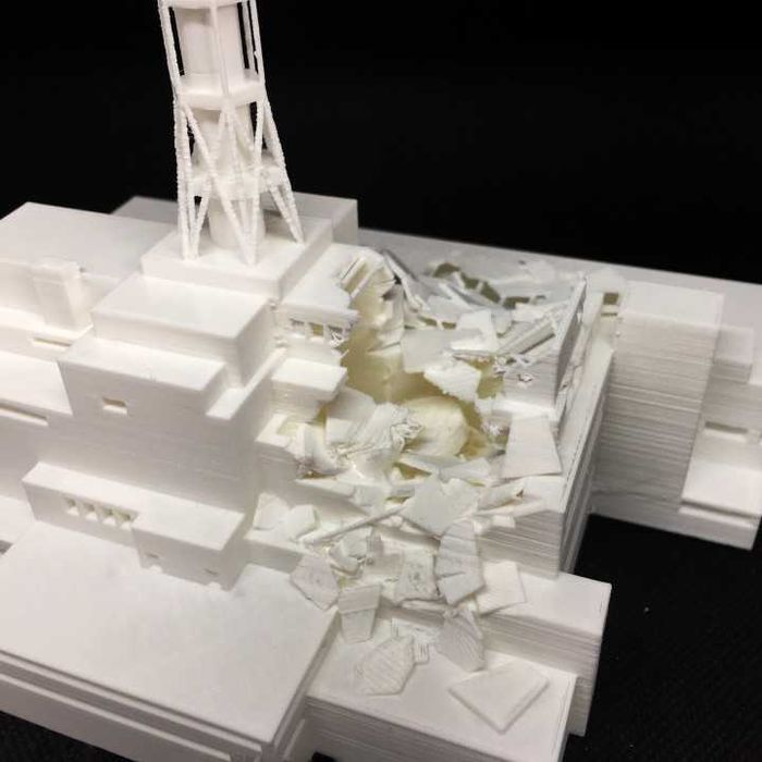 Чернобль макет 3d печать stalker