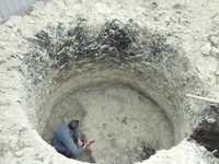 Копаем траншеи в ручную ямы котлованы