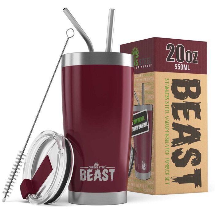 KUBEK Termiczny Green's Steel z Stali Nierdzewnej 550ml BEAST-NOWY