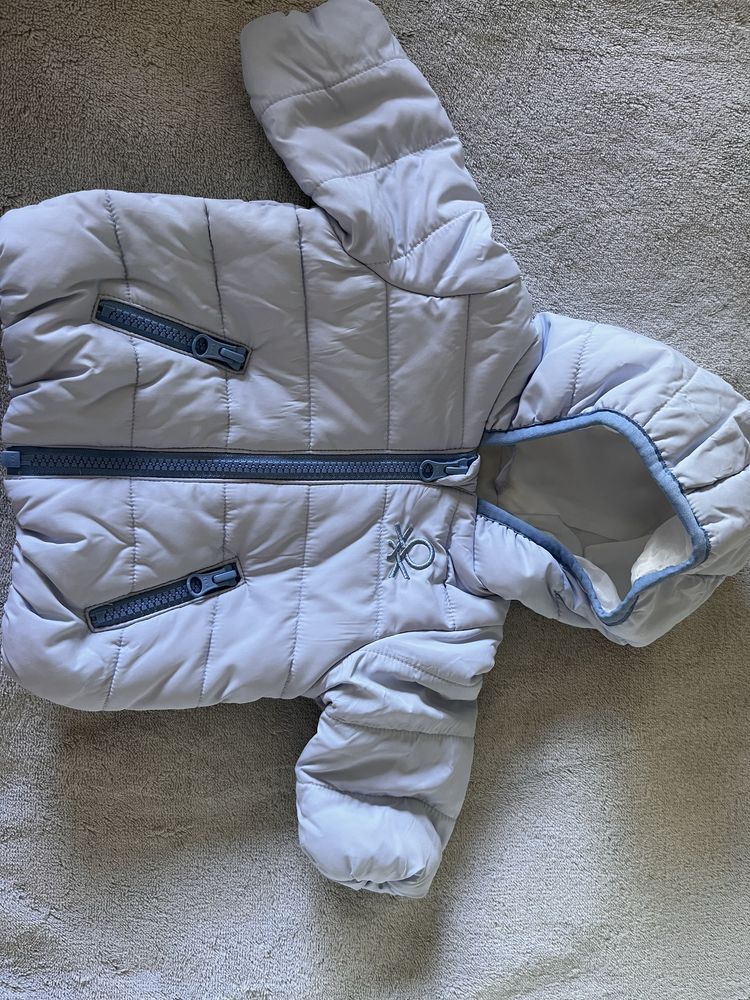 Kispo inverno, cor azul bebe, tamanho1/3 meses