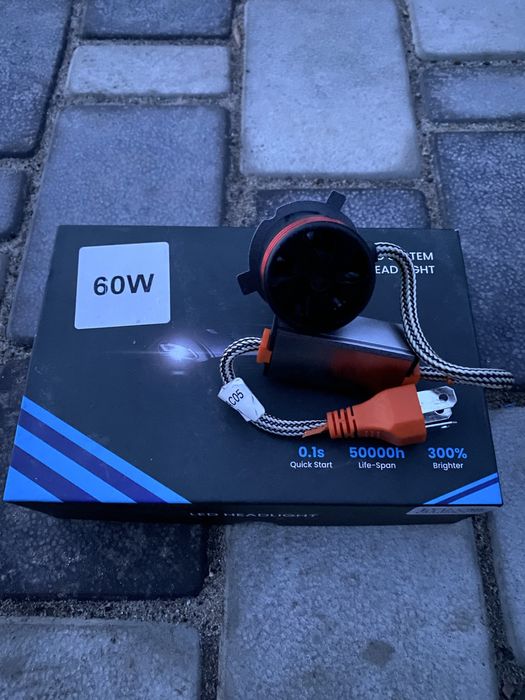 LED H4 5500K 60w на гарантії