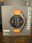 Smartwatch Garmin Fenix 8 47mm AMOLED Sapphire Tytan Spark orange EKG