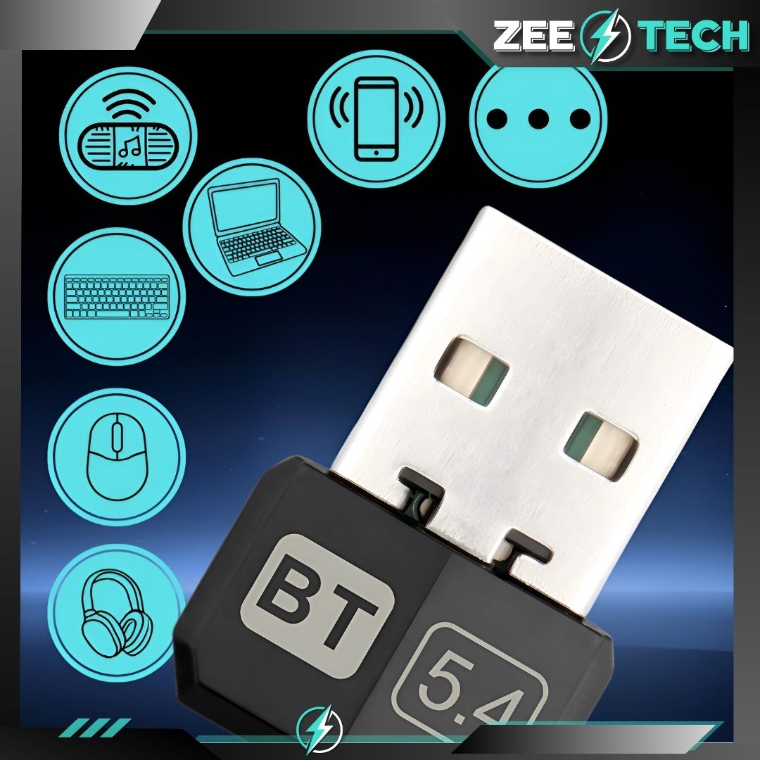 Adapter Bluetooth 5.4 Usb Do Komputera Telewizora Nadajnik Odbiornik
