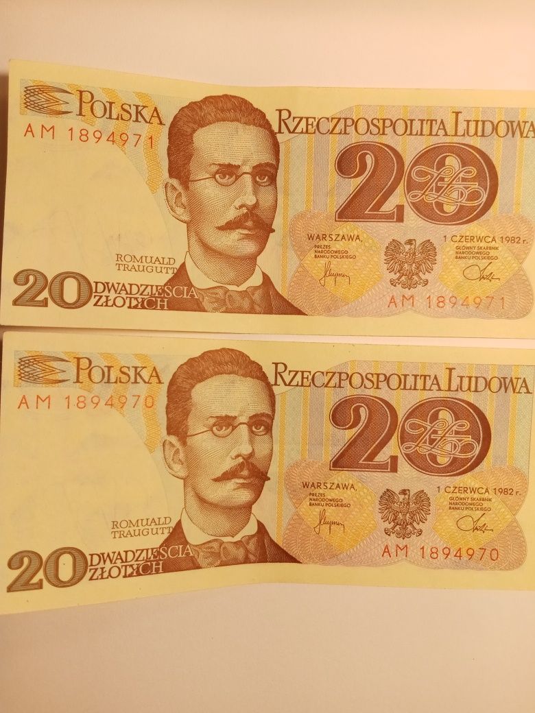 Banknoty z czasów PRL