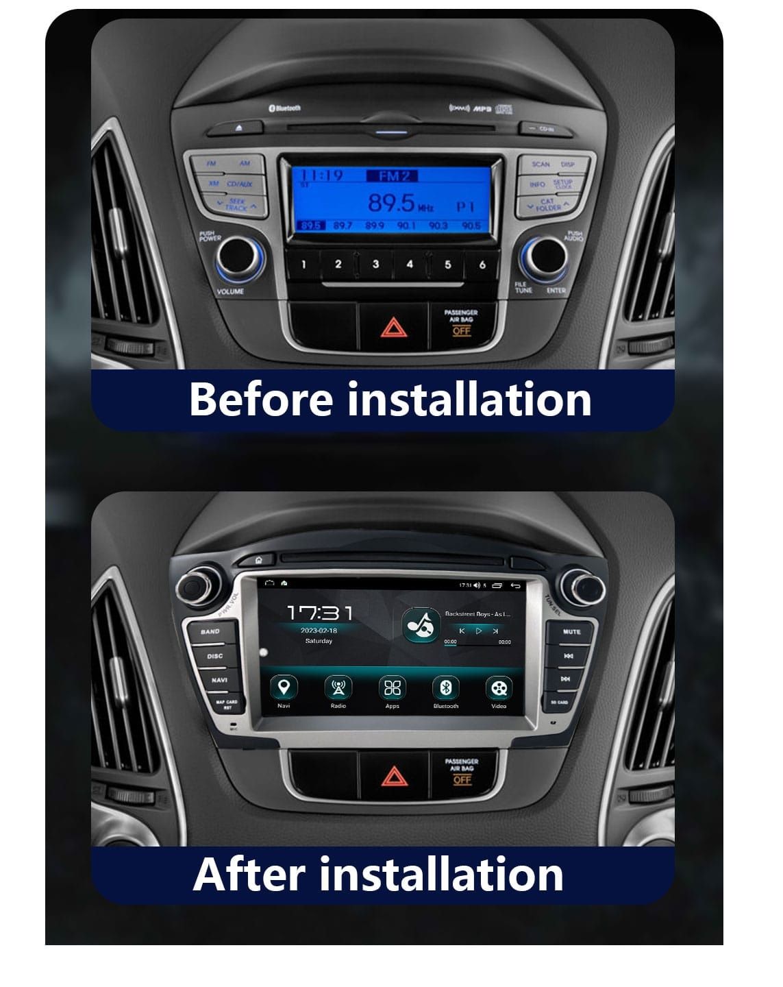 Radio nawigacja HYUNDAI i35 Navi Gps Android system