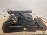 Xbox360 Xbox oryginalny pad, dysk 250gb Kinect, zasilacz