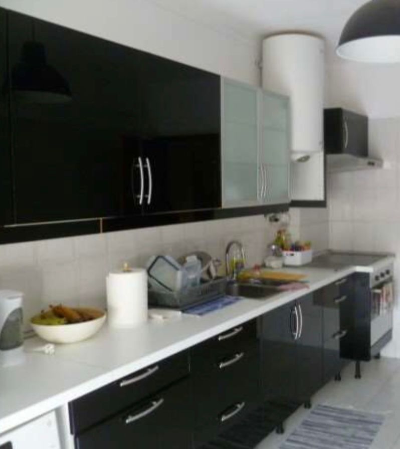 Cozinha Preta Lacada